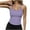 Purple, variant on JGGSPWM Plus Size Women's Form Fitting Sleeveless Tank Top Scoop Neck Ribbed Knit Basic Cami Shirts Purple XL