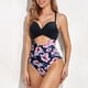 thumbnail image 3 of Gibobby Traje de baño completo mujer Bikinis estampados para mujer, traje de baño Sexy con realce, conjunto de Bikini, traje de baño para playa, traje de(Rosa,XL), 3 of 4