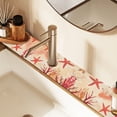 thumbnail image 2 of Yayeee Faucet Mat for Kitchen Sink 30" Diatomite Long Splash Guard Pad, Red Starfish, 2 of 7