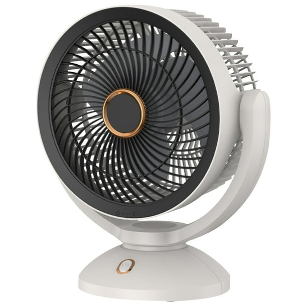 Ventilador de circulación de escritorio, ventilador de pared de 4 velocidades con luz para sala de estar