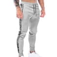 thumbnail image 4 of qolati Mens Joggers Sweatpants with Zipper Pockets Casual Elastic Waistband Running Gym Training Trousers Fashion Slim Fit Workout Athletic Track Pants, 4 of 5