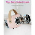 thumbnail image 5 of Mini Karaoke Machine for Kids&Adults,Portable Bluetooth Speaker with 2 Wireless Microphones and Stereo Sound Enhanced Bass,Gifts for Girls 6 7 8 9 10 11 12 Years Old Home Party Birthday(Pink), 5 of 6