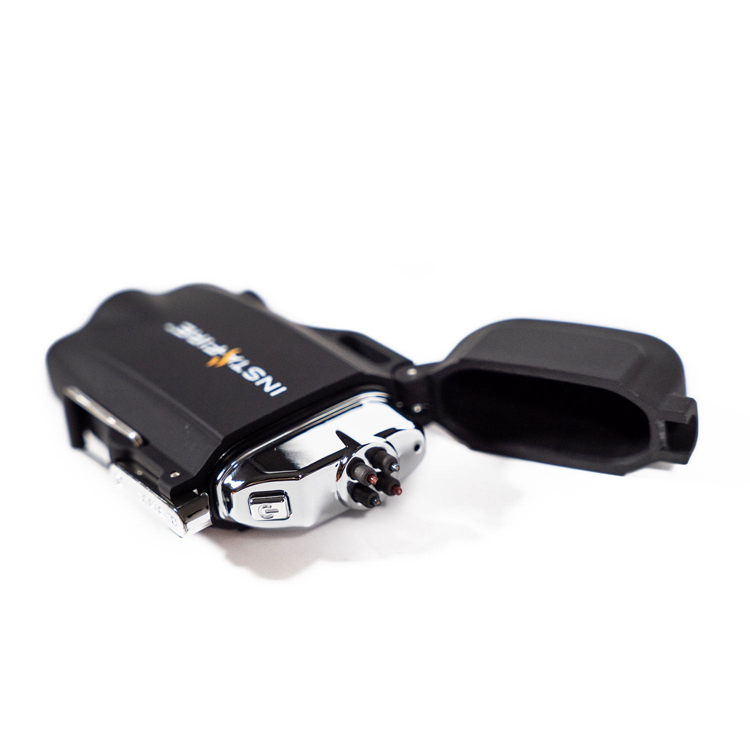 InstaFire Cross-Fire Mini Pocket Plasma Lighter with Flashlight
