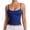 Blue, variant on Women's Seamless Spaghetti Strap Cami Tops, Scoop Neck Slim Fit Stretchy Camisole Tank Tops for Layering Daily Wear