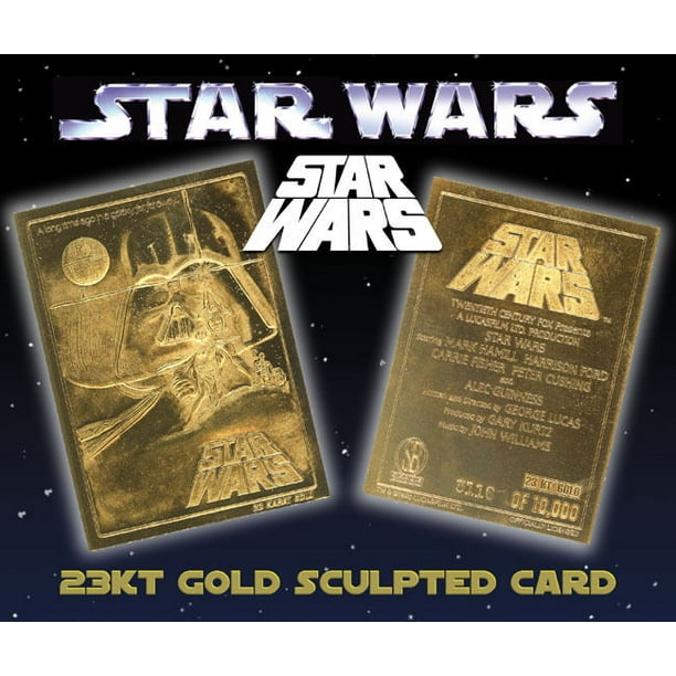 1996 score board 23kt gold star wars darth vader edition