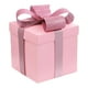 thumbnail image 5 of Caja de regalo de 7,87 x 7,87 x 7,87 pulgadas, ideal para fiestas, fácil de montar, cuadrada, con cinta para el Día de la Madre, graduación, boda. Rosa, 5 of 8