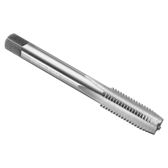 Uxcell Hand Plug Tap M11 x 1.5 H2 Metric Thread Taps Straight Flute Screw Tapping Threading Tool 9CrSi Alloy Tool Steel