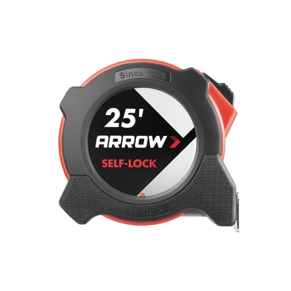 Arrow Self-Lock Tape Measure, 25ft Reach