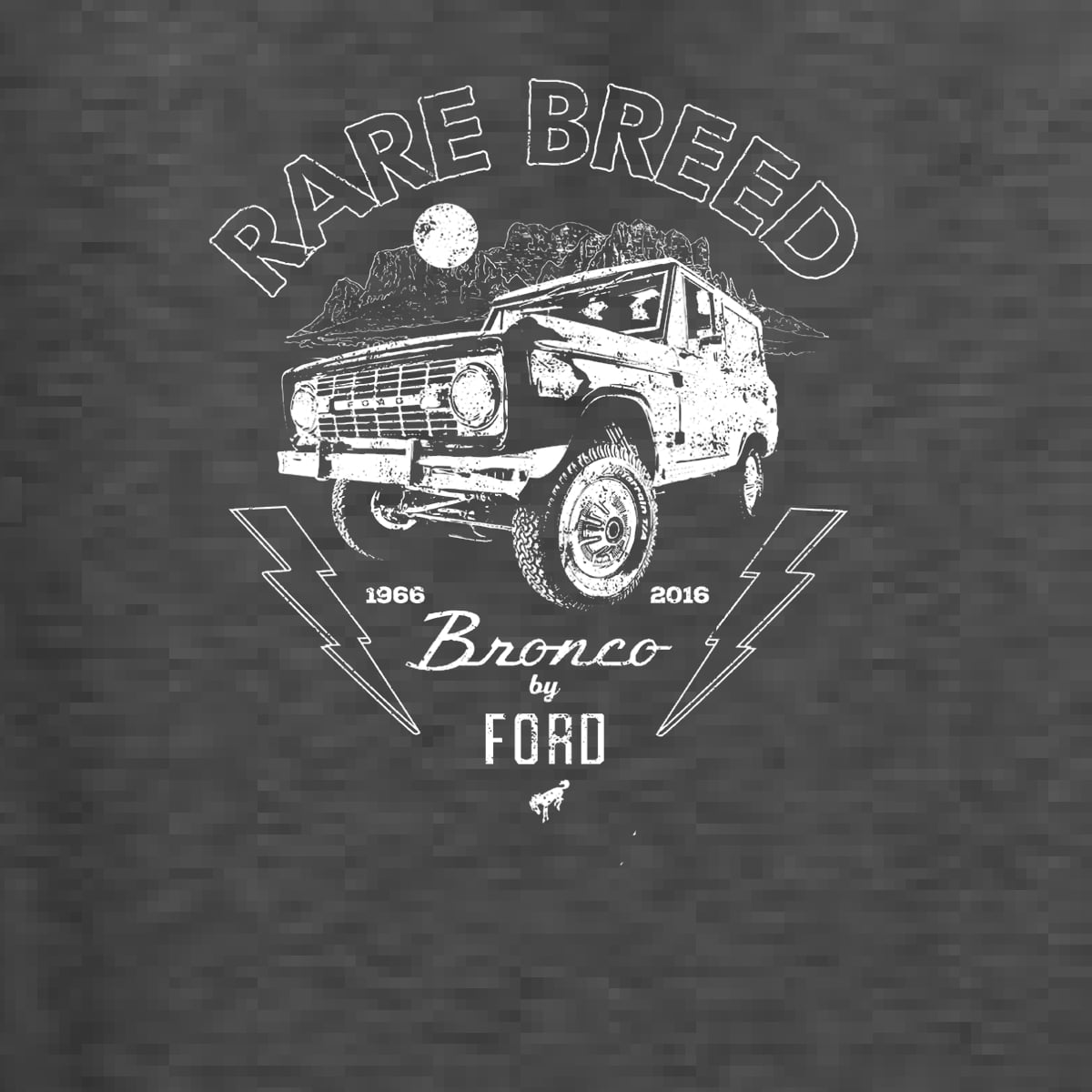 Wild Bobby Rare Breed Ford Bronco Men Long Sleeve Shirt
