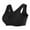 Black, variant on Women's Bras Solid Color Cotton Wireless Sleeping Traceless Adjustment Sports Soft Comfortable Brassiere Fashion Everyday Basic Bralette Ultra-Thin Underwire