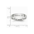thumbnail image 6 of White Cobalt Ring Band Wedding Standard Domed Satin 4mm, 6 of 6