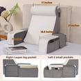 thumbnail image 4 of Almohada de lectura Vekkia con soporte para brazos y espalda para adultos, 4 of 6