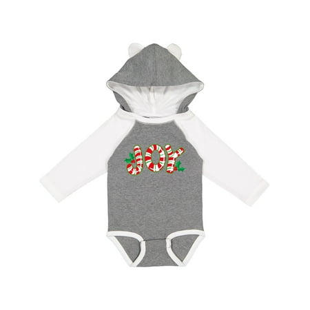

Inktastic Candy Cane Joy Gift Baby Boy or Baby Girl Long Sleeve Bodysuit