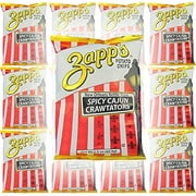 Zapp's Potato Chips, Spicy Cajun Crawtators, New Orleans Kettle Style, 1.5oz Bag (12-Pack)