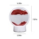 thumbnail image 3 of Lámpara de mesa con diseño de arena 3D | Luz ambiental decorativa con forma de reloj de arena móvil y control remoto | Lámpara de noche con alimentación por USB/pilas para sala de estar, dormitorio, 3 of 6