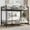 Black, variant on Metal Bunk Bed Twin Over Twin, Modern Heavy Duty Bunkbeds with Safety Guard Rails & Space-Saving Design, Steel Twin Bunk Beds for School, Bedroom, Black with Sturdy Steel Slats