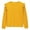 Yellow, variant on Shirts for Girls Long Sleeve Casual Loose Fit Tunic Tops Solid Blouses 2025