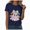 Navy, variant on TOWED22 Halloween Shirts for Women Bow Ghost Shirt Cute Spooky Tshirt Fall Flower Graphic Tees Short Sleeve Casual Tops(Wine,L)
