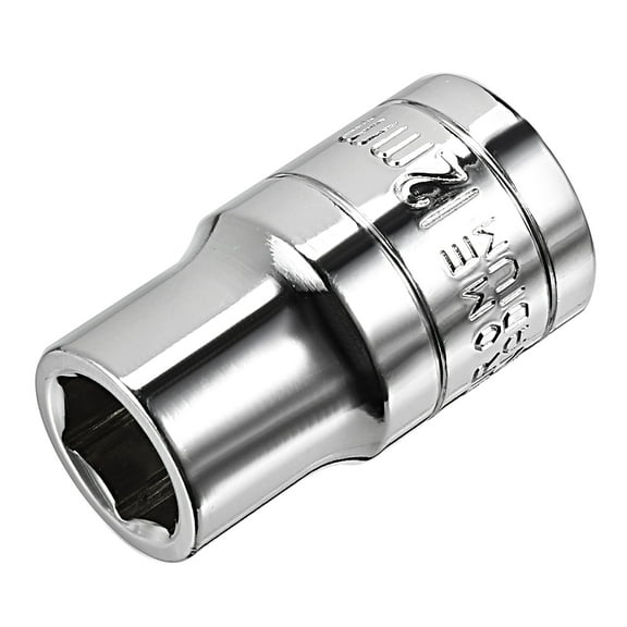 1/2-inch Drive 12mm 6-Point Shallow Socket, Cr-V