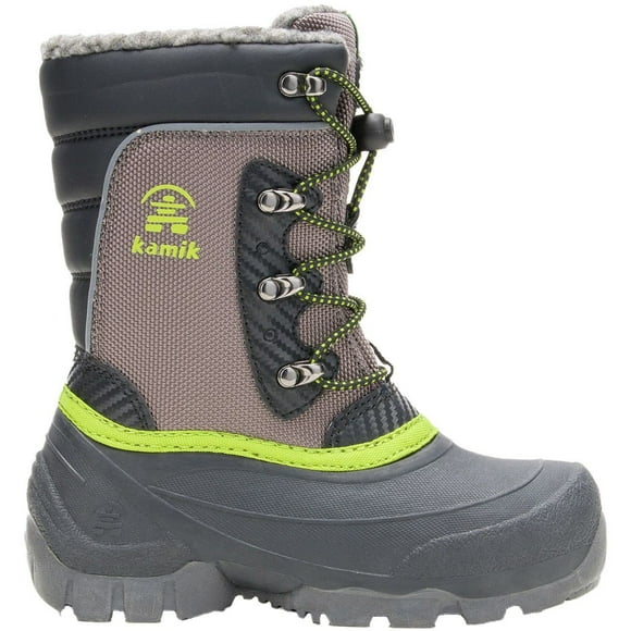 Kamik Bottes d'Hiver pour Petits Garçons The Luke 3 Charbon - NF8387-CHA