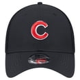 thumbnail image 2 of Men's New Era Black Chicago Cubs Team Tone 39THIRTY Flex Hat, 2 of 6