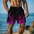 thumbnail image 6 of Men's Athletic Running Shorts Quick Dry Workout Shorts 7" Lightweight Sports Gym Basketball Tennis Hiking Pants Hot Pink L, 6 of 6