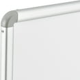 thumbnail image 4 of Global Industrial B444997P Porcelain Mobile Reversible Whiteboard with Silver Frame - 48 x 36 in., 4 of 6