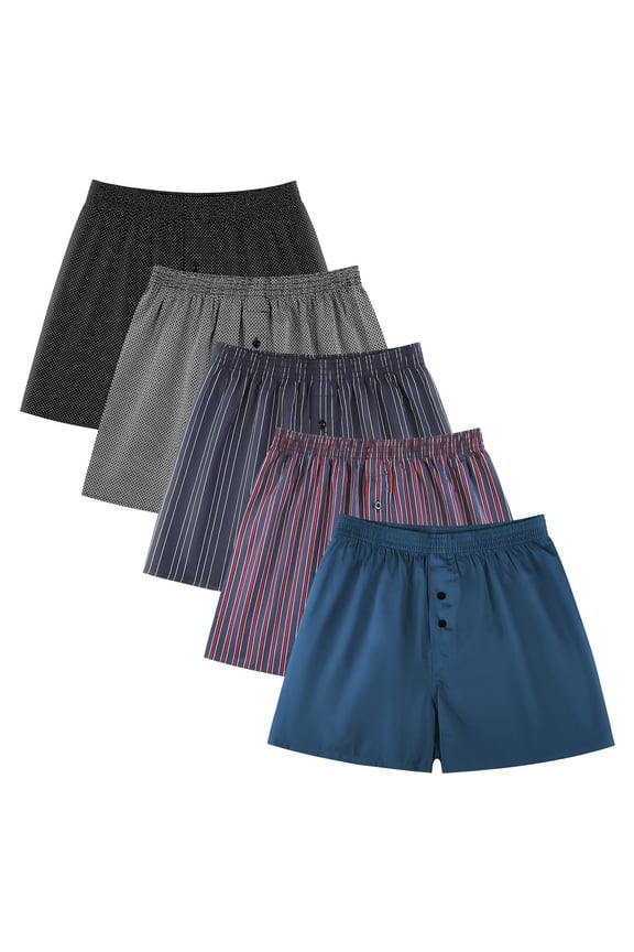 Premium Soft Cotton Boxers Mens Underwear Classic Mens Boxer Shorts