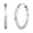 70mm, variant on Gold Plated 50mm Large Hoop Earrings for Women Sterling Silver Hypoallergenic Trendy Design Shiny Ear Hoops