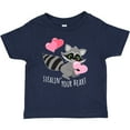 thumbnail image 3 of Inktastic Stealin' Your Heart Cute Raccoon Boys or Girls Baby T-Shirt, 3 of 5