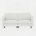 thumbnail image 3 of Modern Mid Century Design 74.27'' 2-Seater Loveseat Sofa with Solid Wood Frame and Breathable Fabric, 3 of 10