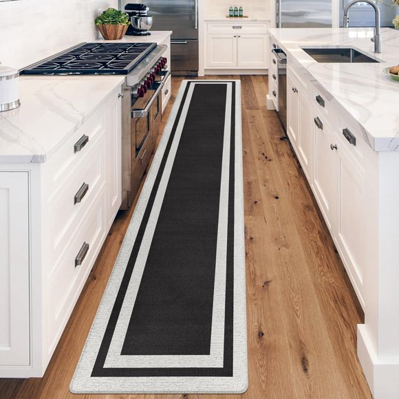 ATRUG Anti Fatigue Kitchen Mats Memory Foam Cushioned Rugs Non Skid Large Kitchen Rugs Comfort Standing Desk Mats for Kitchen Floor Office Home Laund