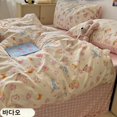 thumbnail image 3 of Double Print Waffle Cotton Bedding Set with Duvet Cover Pillowcases for Home, 3 of 6