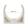 thumbnail image 4 of Unique Bargains Water Supply Pipe Clamp Clips, Fit for 40mm Outer Dia Pipe 20Pcs, 4 of 4