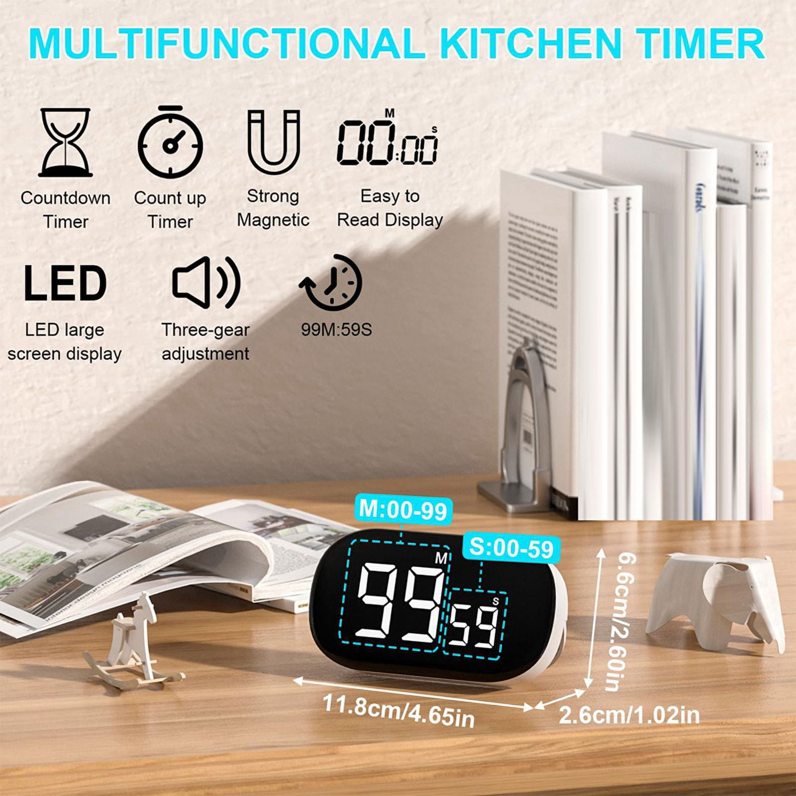 Digital Kitchen Timer,Digital Timer Egg Timer,Digital Kitchen