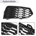 thumbnail image 4 of 1pc Car Right Front Fog Light Grill for BMW 2 Series F22 2012-2017 No.51118056798 ABS Black, 4 of 7