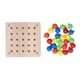thumbnail image 3 of Button Art Toy, Colorful Parent Child Interaction Educational Mushroom Nails Pegboard Skills Training Hand Eye Coordination Smooth Edges With Base For Home ANGGREK AC6783, 3 of 8