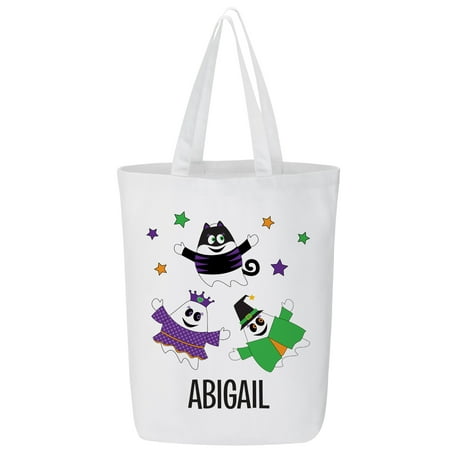 Personalized Halloween Costume Ghost Treat Bags