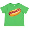 thumbnail image 3 of Inktastic Hot Dog Illustration with Mustard Onions and Ketchup Boys or Girls Toddler T-Shirt, 3 of 5