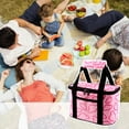 thumbnail image 4 of Guanhe Picnic Basket Folding Insulated Box Large Picnic Bag Portable Food Storage Bag for Travel Camping,5L, 4 of 7