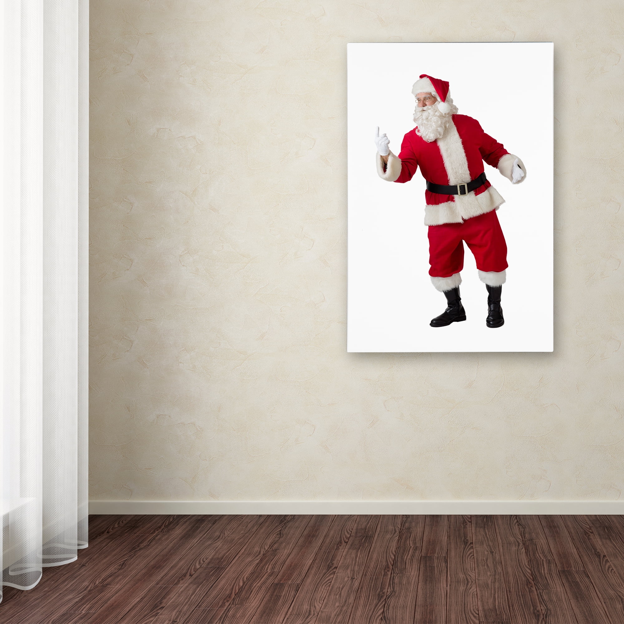 Trademark Fine Art 'Santa-balance-13033' Canvas Art by Ed Wheeler