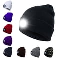 thumbnail image 2 of LED Knit Hat Button Cell Type Knitted Hat With Light Glowing, 2 of 11