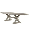 thumbnail image 3 of Acme Furniture Rocky Dining Table, Gray Oak. (Chairs Separately) Indoor 44"W x 82" - 118"L (Includes 2 x 18" Leaves), 3 of 11
