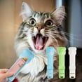 thumbnail image 2 of Cat Creamy Treats Feeder Puree Tube Squeezer Holder Dispenser with Kitty Wet Food Can Spoons Feeding Scoop for Cats Pets Dogs Lickable Strip Squeezable Paste Pate Bar, 2 of 4