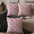 thumbnail image 4 of Seyotauo Halloween Pillow Covers Cute Ghost Spooky Throw Pillows Soft Plush Faux Fur Decorative Cushion Covers for Couch Sofa Bed Porch Living Room Halloween Decor, 4 of 6
