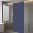 thumbnail image 4 of Pure Dark Blue Window Privacy Film, Simple Solid Color Static Cling UV Sun Blocking Tint Film Heat Control Windows Films for Bedroom Bathroom, Window Stickers 29.5"x78.7", 4 of 8