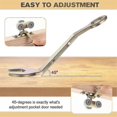 thumbnail image 2 of 4Pcs Pivot Adjustment Wrench for Sliding Door Hanger, Adjustment Pocket Wrench for Closet Door, 3/8 Inch Open Wrench, 2 of 5