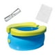 thumbnail image 1 of Inodoro portátil para niños, inodoro de viaje al aire libre, fácil de limpiar, inodoro plegable, orinal de emergencia para niños de playa al aire Azul, 1 of 8