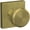 Gold, variant on Schlage F10BWE622COL Bowery Passage Door Knob Set - Black