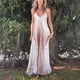 thumbnail image 2 of Vestido largo de playa a la moda para mujer, caftán estampado, largo con cuello en V, sin mangas, sin espalda, vestido camisero Pompotops  ghjkhdj6775, 2 of 9